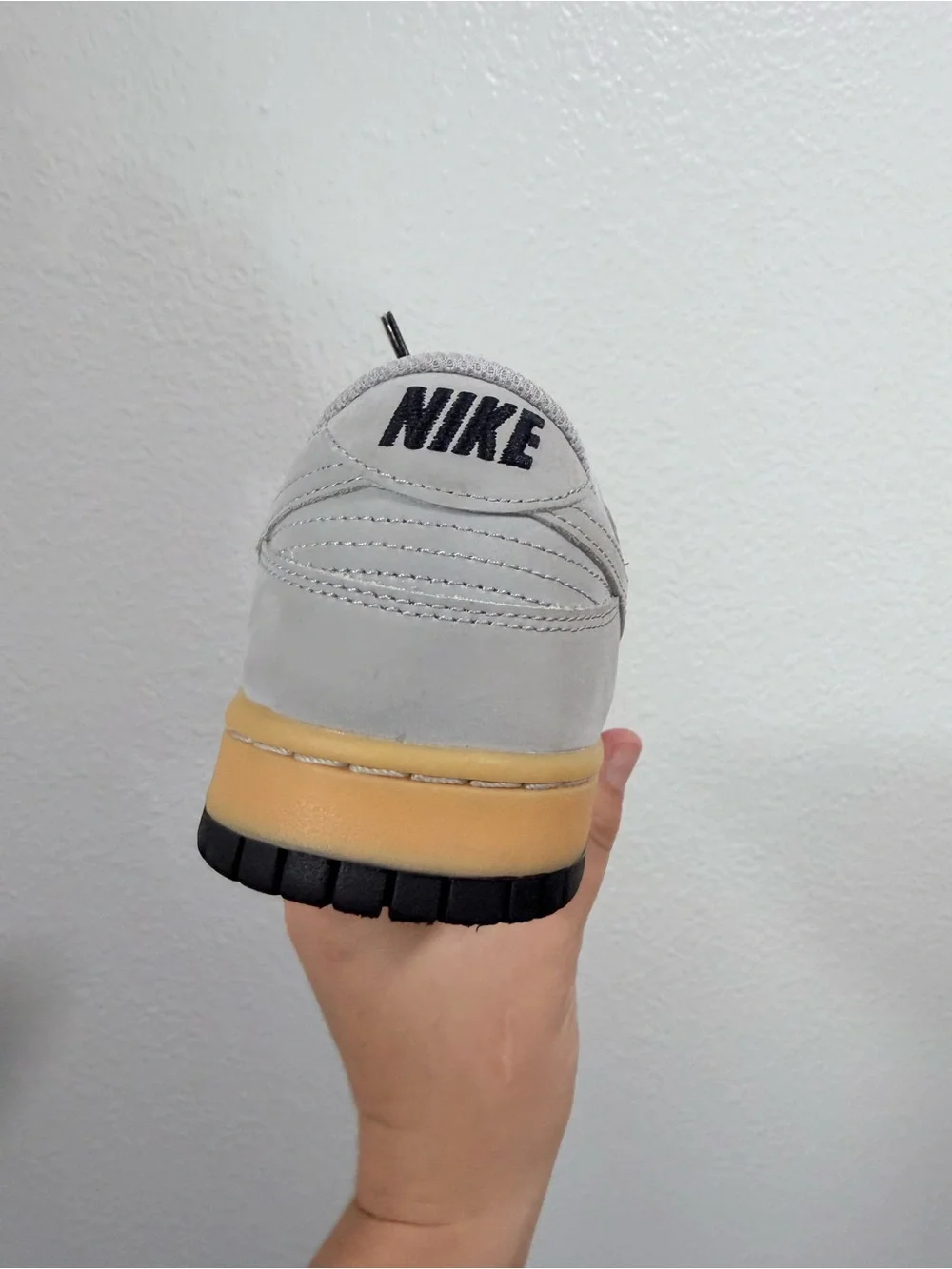 Nike dunk low grey gum bottom